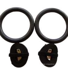 Gym Rings Nylon Strap ABS Gymnastic Rings
